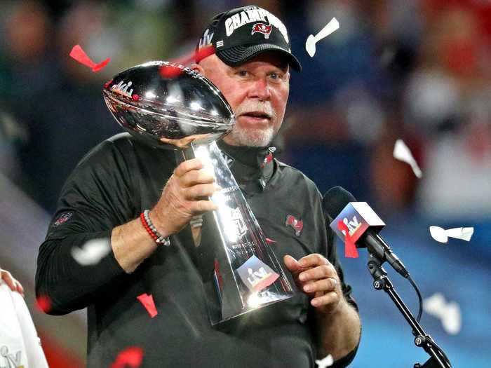 He is the oldest head coach in NFL history to bring home the Vince Lombardi Trophy.