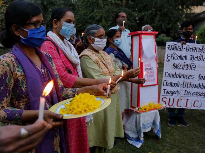 People have gathered throughout the country to mourn.