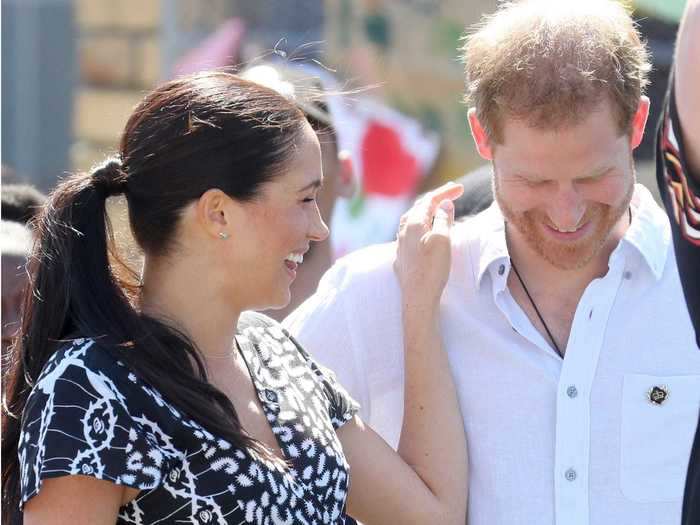 Harry is often spotted fixing Markle