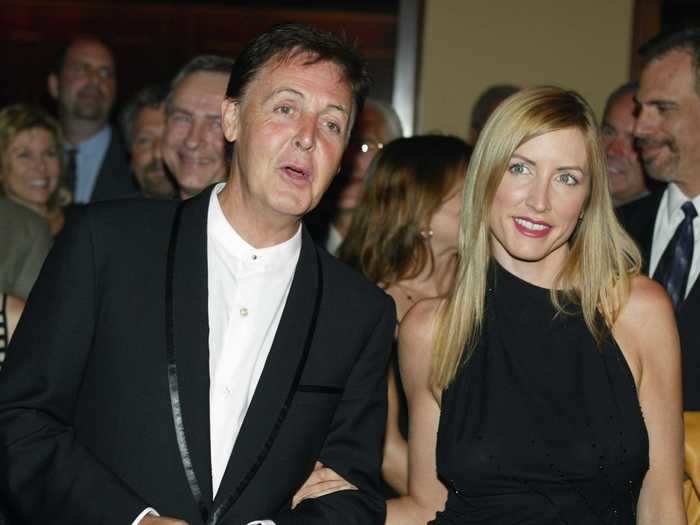 Beatle Paul McCartney spent $3 million when he wed model Heather Mills in 2002.