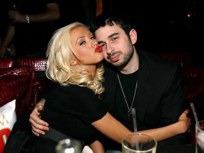 Christina Aguilera married Jordan Bratman at her $2 million winter wonderland-themed wedding in 2005.