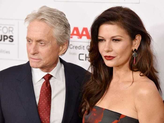 Catherine Zeta Jones and Michael Douglas tied the knot at a $1.5 million dollar wedding in 2000.