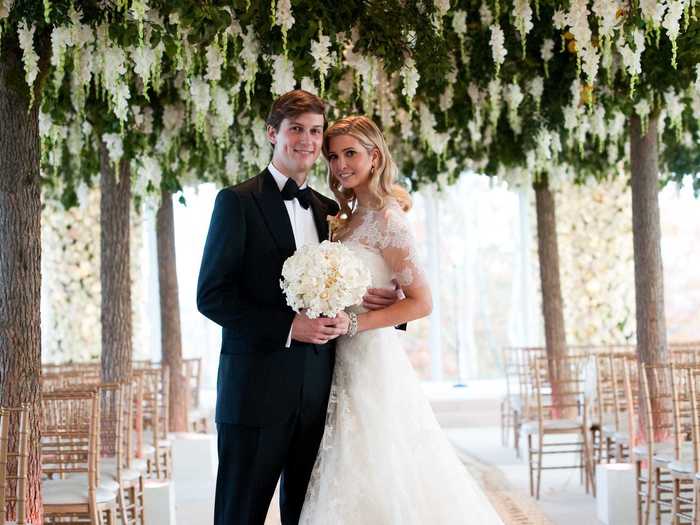 Ivanka Trump and Jared Kushner spent at least $1 million on their 500-person dream wedding in 2009.