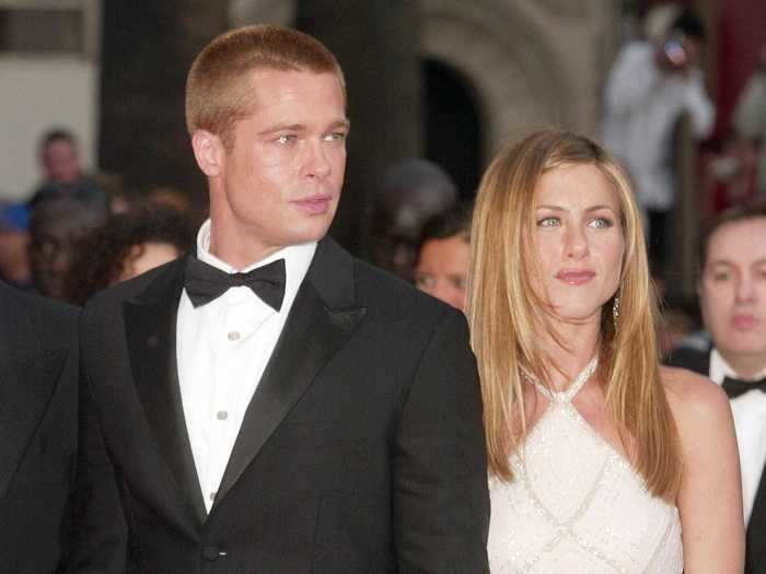 Brad Pitt married Jennifer Aniston at a $1 million ceremony in 2000.