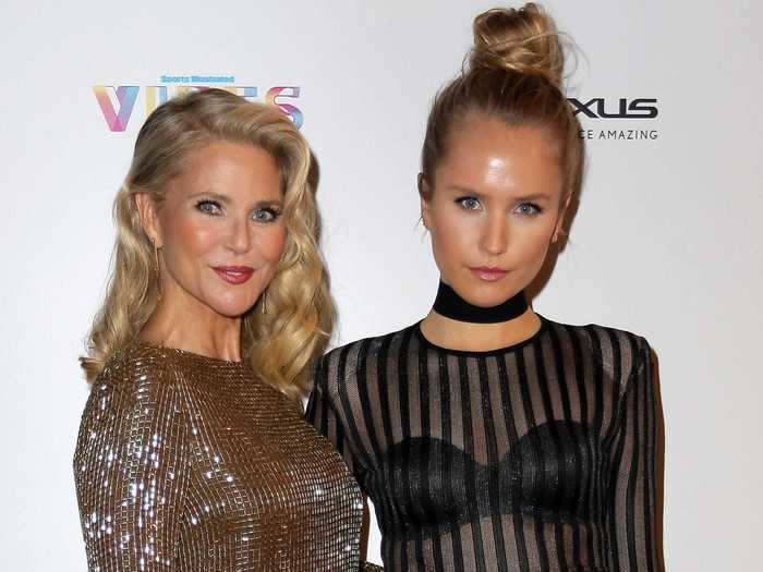 Mother-daughter models Christie Brinkley and Sailor Brinkley Cook look uncannily alike.