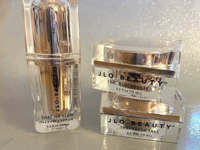 I quickly realized that a little goes a long way when it comes to JLo Beauty products.