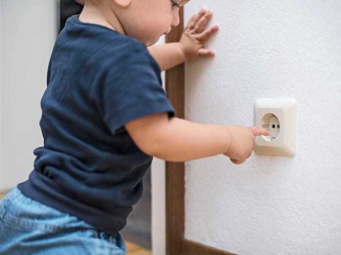 Pediatricians also removed access to any outlets.