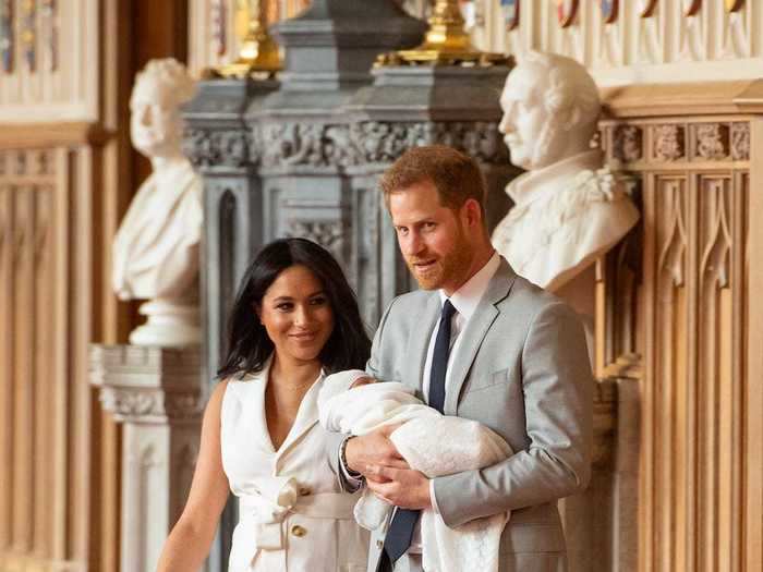 2019: Meghan Markle and Prince Harry welcomed their first child, Archie Harrison Mountbatten Windsor, on May 6. They held a photo call in Windsor Castle on Wednesday May 8, showing their new son to the world for the very first time.