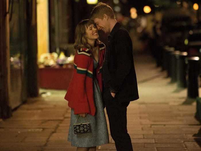 Rachel McAdams and Domhnall Gleeson shine in "About Time" (2013).