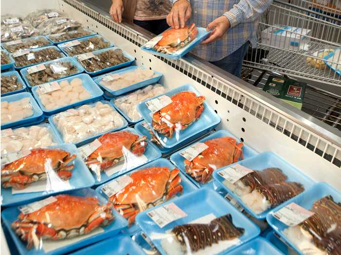 One chef buys meat and seafood in bulk at Costco.