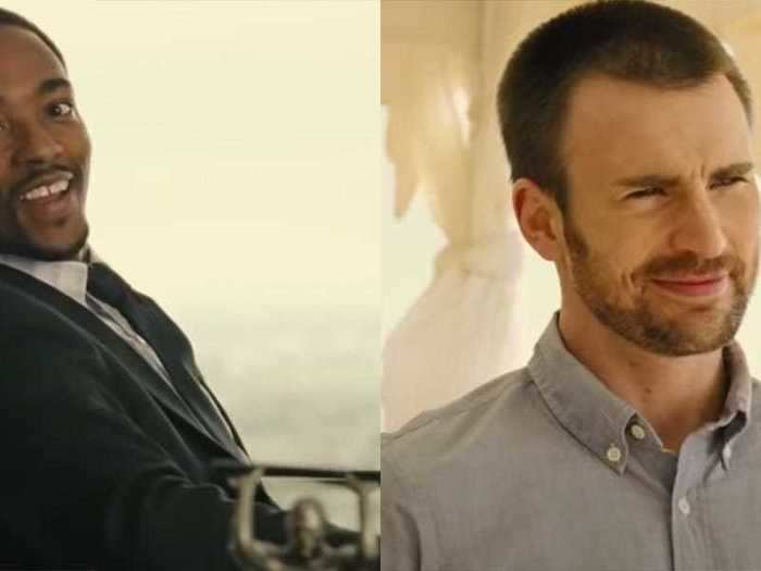 Before they were a dynamic duo, Chris Evans and Anthony Mackie had a different working relationship in "Playing It Cool."