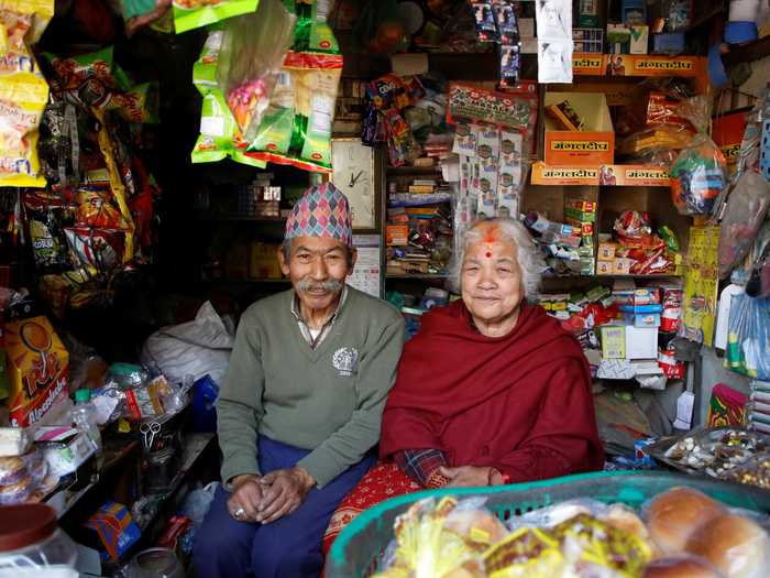 The Amatyas met on their wedding day more than 60 years ago and have been together ever since.