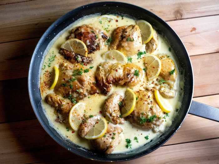 You can whip up chicken piccata in a flash with the help of just two main ingredients.