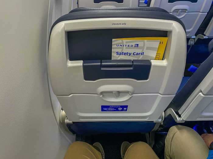 Streaming entertainment was favored over seat-back in-flight entertainment systems, leaving the seats bare with only a literature holder and single seat-back pocket.