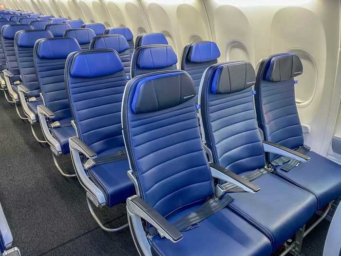 Economy plus seats offer 35 inches of legroom in most rows. These seats are virtually no different than those found on standard United aircraft.