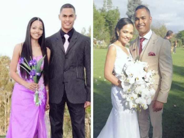 Tashley and Chad went to prom in 2009 and said "I do" in 2018.