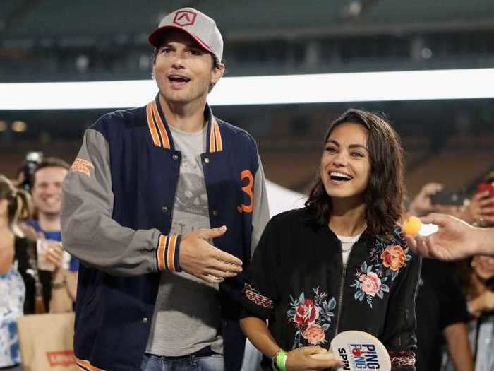 Ashton Kutcher was Mila Kunis