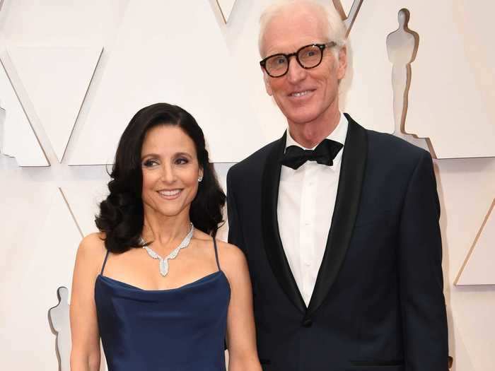 Julia Louis-Dreyfus and Brad Hall met in college at Northwestern University.