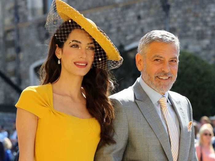 Amal Clooney met George Clooney