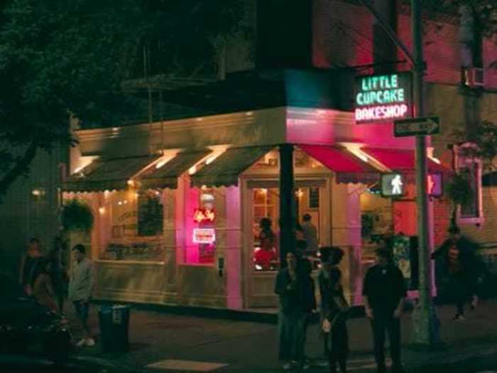 The cupcake place Lara Jean and Peter visit is a real NYC bakery.