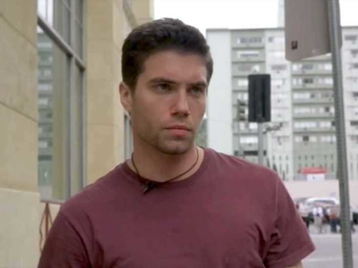 Anson Mount costarred in "Crossroads" as Ben, the guy responsible for driving Lucy and her friends across the country.