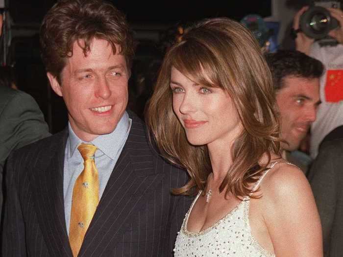 Hugh Grant was caught cheating on Elizabeth Hurley.