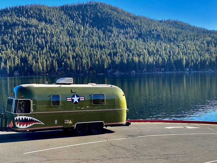 George gave the exterior of the Airstream the most unusual design yet.