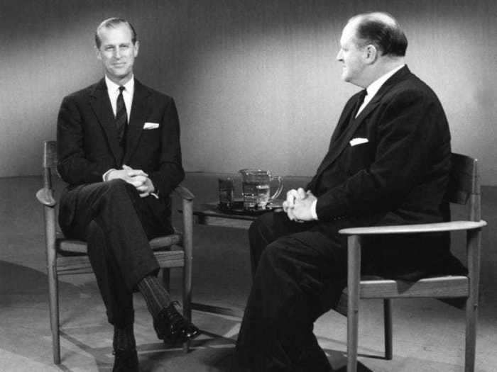 Prince Phillip became the first royal to undertake a television interview for BBC Panorama in 1961.