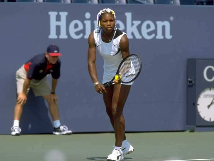 She made an entrance at her US Open debut.