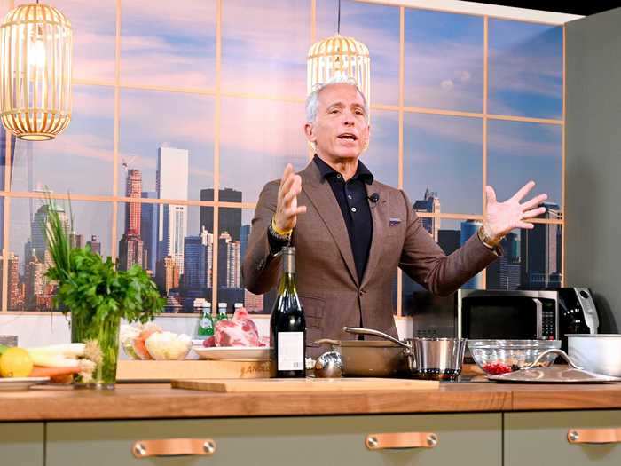 Geoffrey Zakarian uses green and red hot sauce in his chili for a flavor boost.