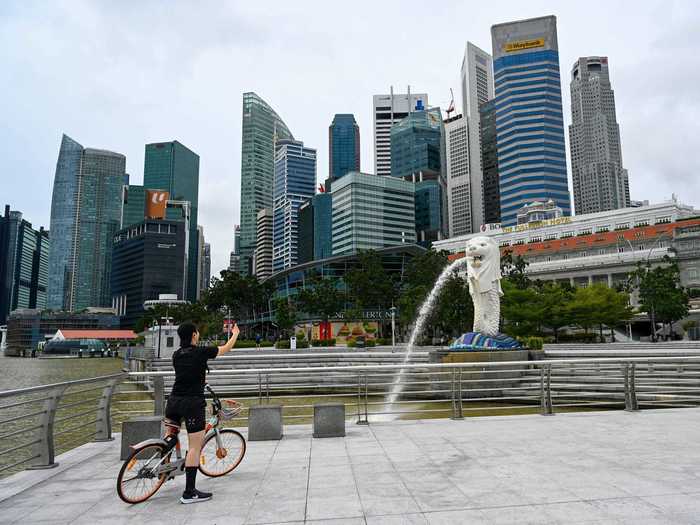 Things may be starting to look up slightly for Singapore