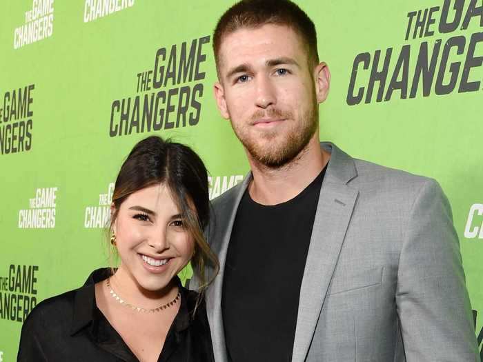 "Victorious" star Daniella Monet gave birth to baby No. 2 with fiancé Andrew Gardner.