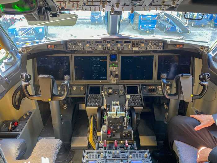 I got a quick look at the updated cockpit shortly after landing. Pilots now receive four hours of training on a Max simulator, in addition to around three hours of classroom training.