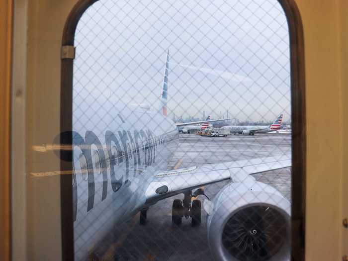 There were also very few opportunities to tell that this was a Max during boarding. The view of the aircraft was obstructed by the jetway...