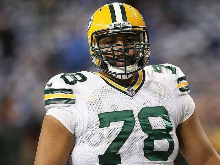 Derek Sherrod was selected 32nd by the Green Bay Packers out of Mississippi State. He played in eight games for the Packers as a special teamer from 2011-14. He made one start at offensive tackle in his last season in 2014 but was waived in November that year.