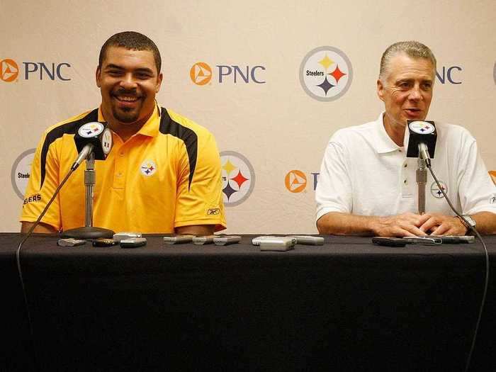 Cameron Heyward was selected 31st by the Pittsburgh Steelers out of Ohio State.