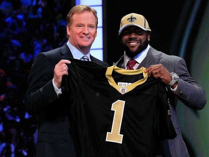 Mark Ingram Jr. was selected 28th overall by the New Orleans Saints out of Alabama.