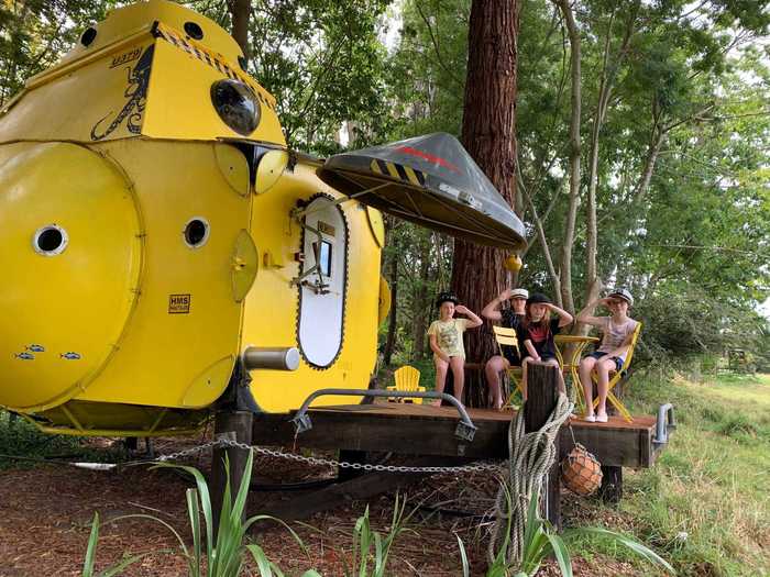 The Lovelocks originally intended the Yellow Submarine to be a place for their grandkids and family to stay but decided to open it up to visitors on Airbnb in May 2018. They