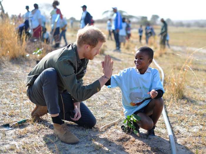 September 2019: Markle and Prince Harry also spend a few days in Botswana, which holds special significance for the couple.