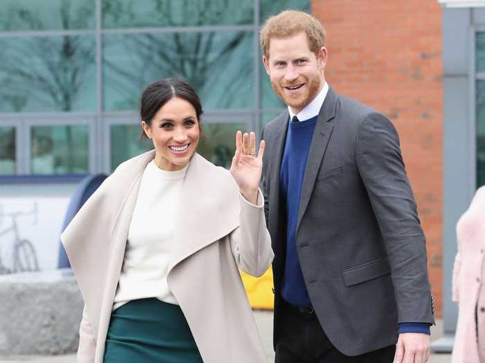 March 2018: In the months leading up to their May wedding, Prince Harry and Meghan Markle appear at a number of public engagements.