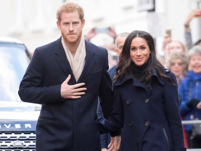 December 2017: The pair makes their first royal appearance as a couple.