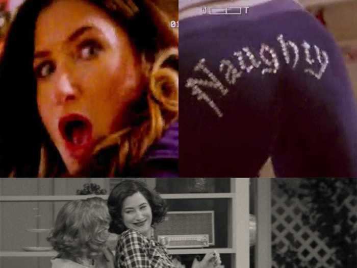 Agatha has been referred to as "naughty" since the show