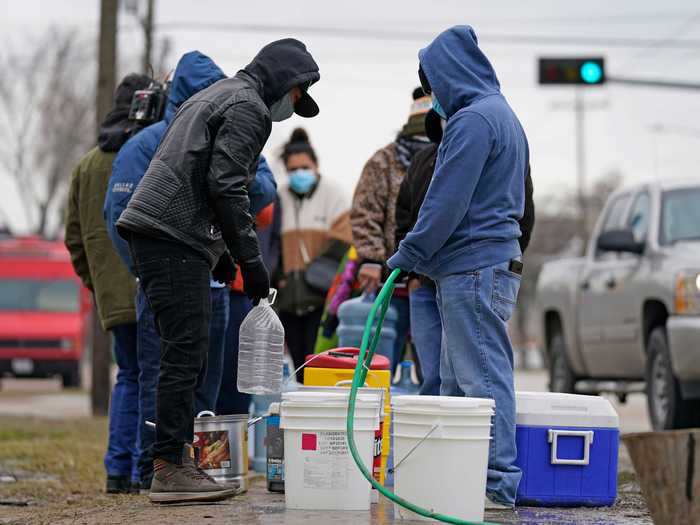 Many residents still have no running water in their homes.