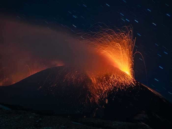 Mount Etna, one of the world