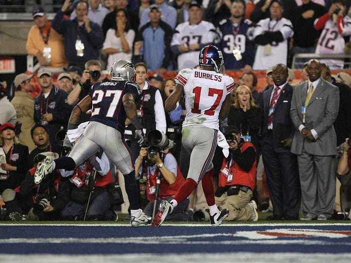 Plaxico Burress made an iconic moment of his own when he hauled in Manning