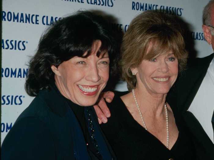 2000: Tomlin and Fonda were all smiles as they appeared side-by-side at the 20th anniversary of "9 to 5."