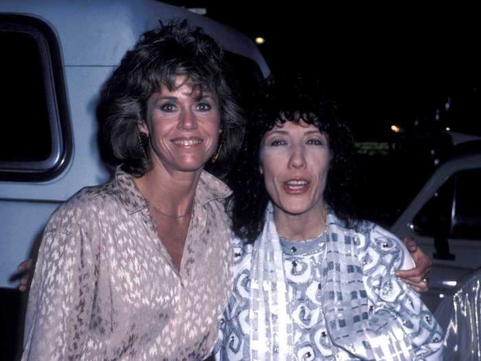 1986: Fonda and Tomlin were spotted together during a screening of the documentary about Tomlin