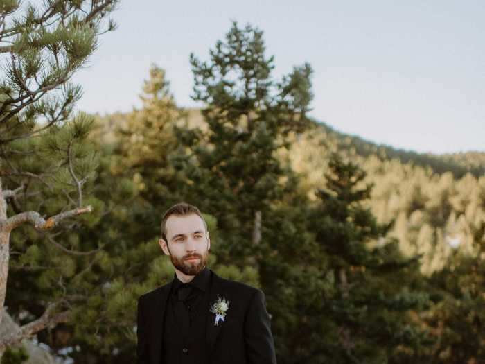 Scott spent $7,500 on a custom suit for the wedding.