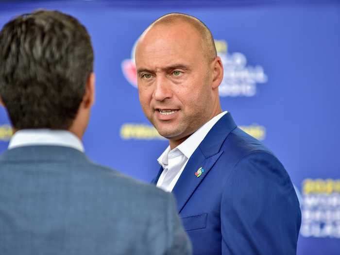 Jeter retired after the 2014 season and was inducted into the Baseball Hall of Fame in 2020. Jeter is currently a minority owner and CEO of The Miami Marlins.