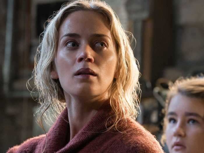 Critics loved her as Evelyn Abbott in "A Quiet Place" (2018).